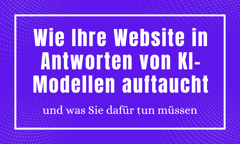 Header Sichtbarkeit in KI-Antworten: So wird Ihre Website gefunden